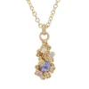 Tomfoolery One-Of-A-Kind Opalescent Sapphire Barnacle Pendant New