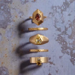 Tomfoolery One-Of-A-Kind Orange Prism Sapphire Ring Online
