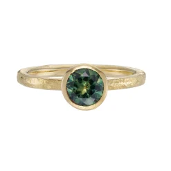 Tomfoolery One-Of-A-Kind Parti Sapphire Solitaire Ring Outlet
