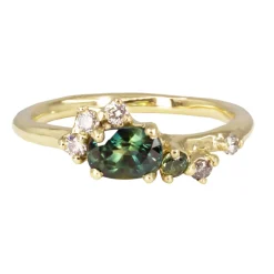 Tomfoolery One-Of-A-Kind Parti Sapphire Dryad II Ring Outlet