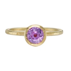 Tomfoolery One-Of-A-Kind Pink Sapphire Solitaire Ring Best