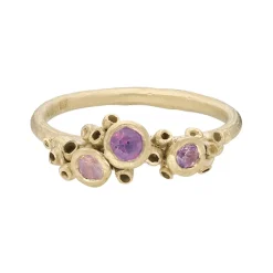 Tomfoolery One-Of-A-Kind Pink Sapphire Barnacle Cluster Ring Online