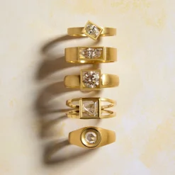 Tomfoolery One-Of-A-Kind Position Champagne Diamond Ring Fashion