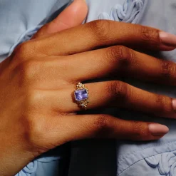 Tomfoolery One-Of-A-Kind Purple Sapphire Ring Outlet