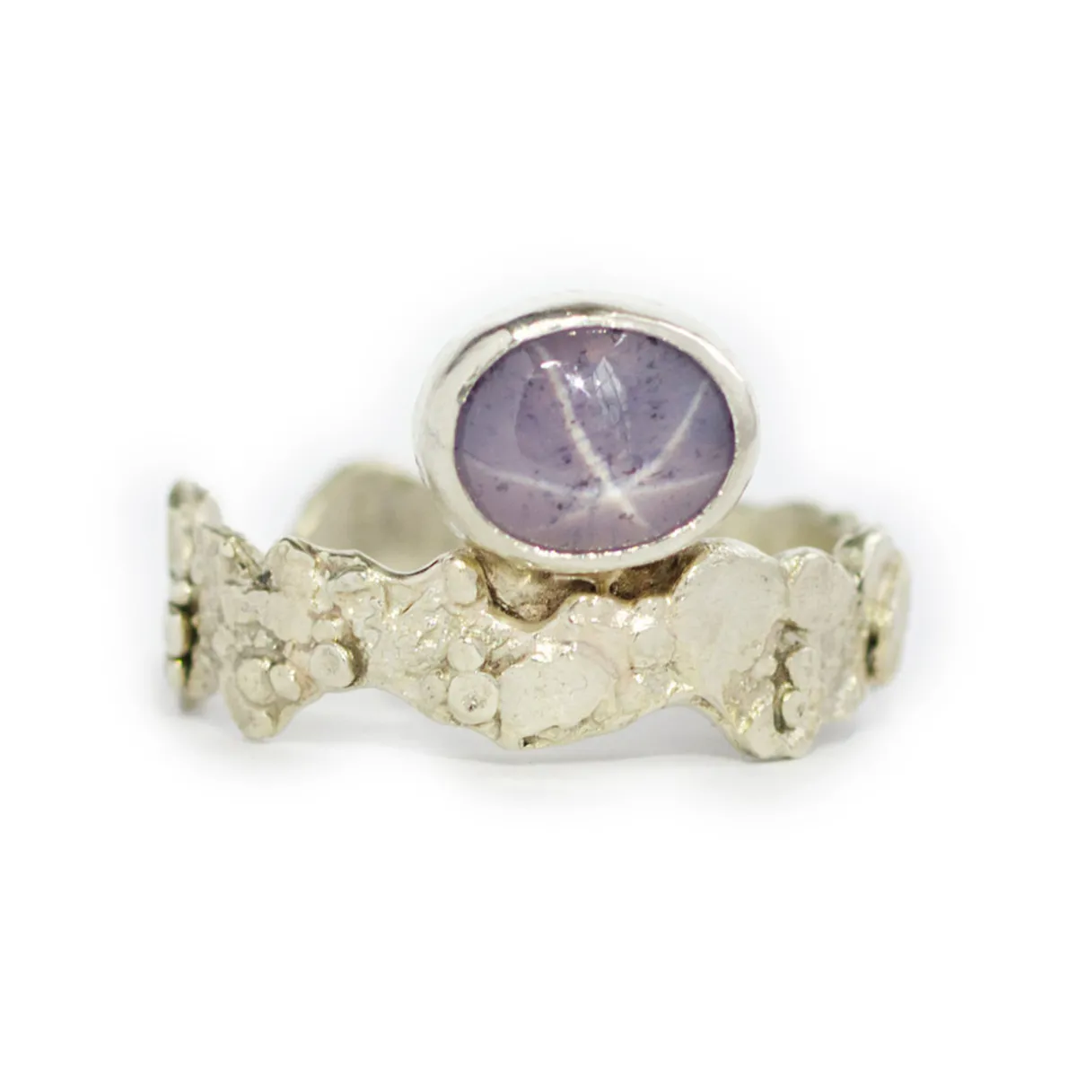 Tomfoolery One-Of-A-Kind Purple Star Sapphire Ring Clearance