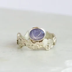 Tomfoolery One-Of-A-Kind Purple Star Sapphire Ring Clearance