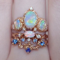 Tomfoolery One-Of-A-Kind Queen of the Sea Opal Ring Online