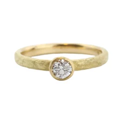 Tomfoolery One-Of-A-Kind Rosa 0.22ct Ocean Diamond Engagement Ring Sale