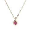 Tomfoolery One-Of-A-Kind Ruby Luxe Revival Necklace Sale