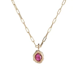 Tomfoolery One-Of-A-Kind Ruby Luxe Revival Necklace Sale