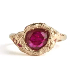 Tomfoolery One-Of-A-Kind Ruby Relic Ring Hot