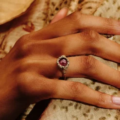 Tomfoolery One-Of-A-Kind Ruby Relic Ring Hot