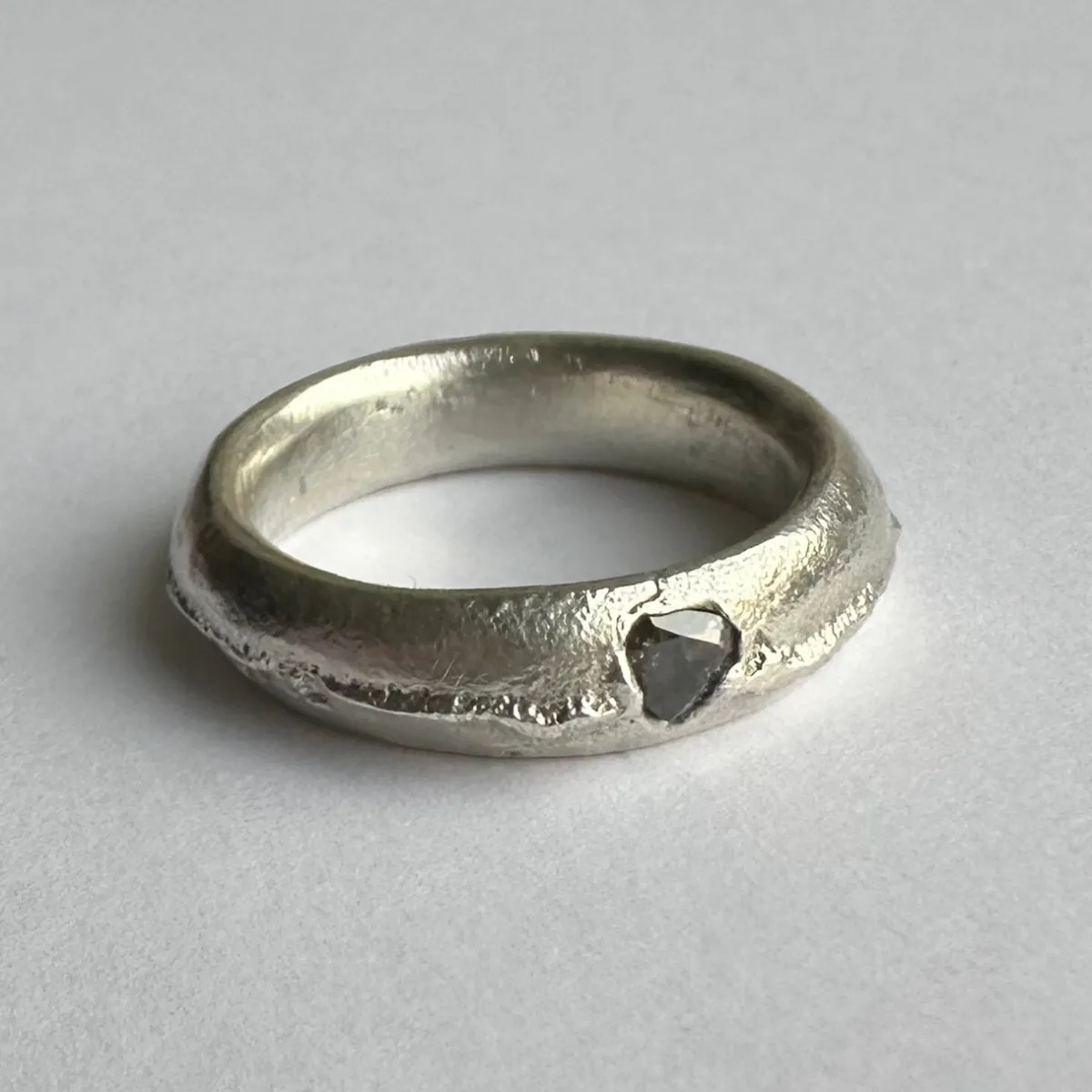 Tomfoolery One-Of-A-Kind Sandy Trillion Diamond Ring Online