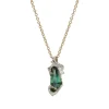 Tomfoolery One-Of-A-Kind Sapphire & Diamond Fae Drop Necklace Hot
