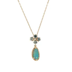 Tomfoolery One-Of-A-Kind Sapphire & Opal Necklace Fashion