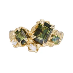 Tomfoolery One-Of-A-Kind Sapphire & Pearl Ring Outlet