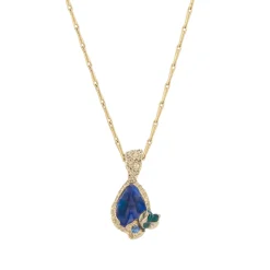 Tomfoolery One-Of-A-Kind Sea Sapphire Pendant Online