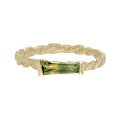 Tomfoolery One-Of-A-Kind Shard Cut Bicolour Sapphire Twist Ring Best