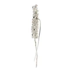 Tomfoolery One-Of-A-Kind Silver Willow Bottlebrush Brooch New