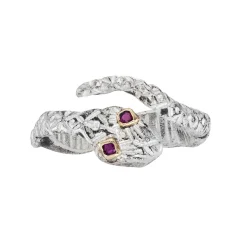 Tomfoolery One-Of-A-Kind “Snake of Meaning” Ruby Ring Discount