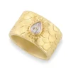 Tomfoolery One-Of-A-Kind Snug Ring with Pear Diamond Fashion