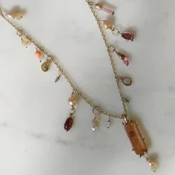 Tomfoolery One-Of-A-Kind Sunset Gemstone Necklace Outlet