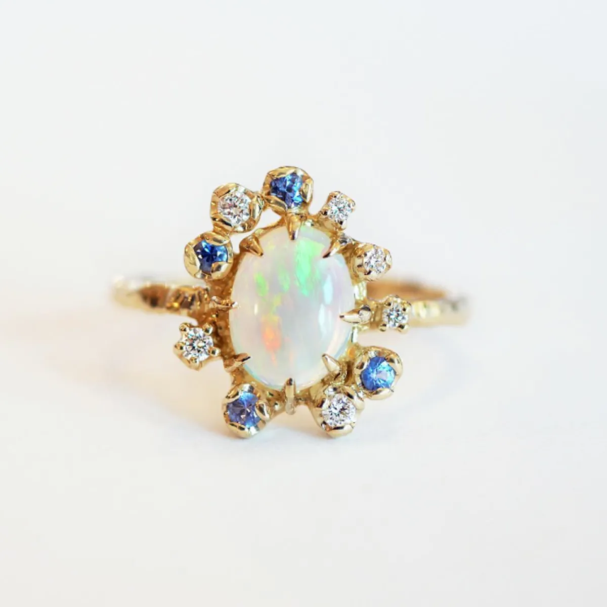 Tomfoolery One-Of-A-Kind Supernova Opal Ring Clearance