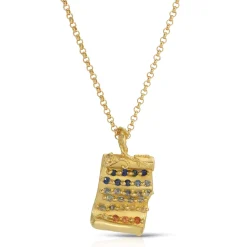 Tomfoolery One-Of-A-Kind Tabula Rasa Sapphire Pendant Hot