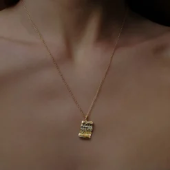 Tomfoolery One-Of-A-Kind Tabula Rasa Sapphire Pendant Hot