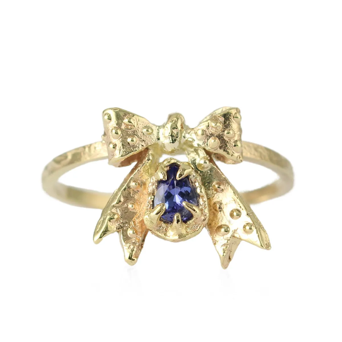 Tomfoolery One-Of-A-Kind Tanzanite Bow Ring Clearance