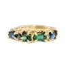 Tomfoolery One-Of-A-Kind Teal Sapphire Band Hot