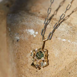 Tomfoolery One-Of-A-Kind Tourmaline & Diamond Treasure Reign Necklace Best