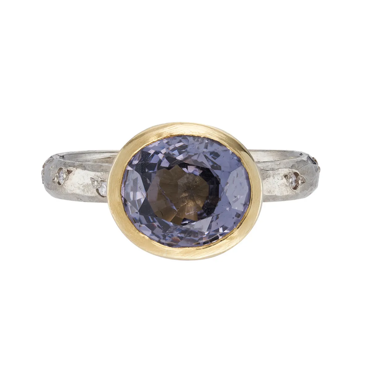 Tomfoolery One-Of-A-Kind White Gold, Grey Spinel & Diamond Ring Best