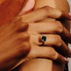 Tomfoolery One-Of-A-Kind White Gold, Grey Spinel  & Diamond Ring Best