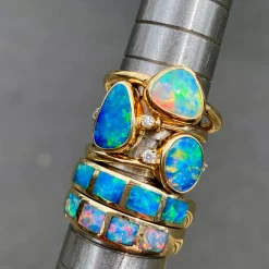 Tomfoolery Opal & Diamond Oval Ring New