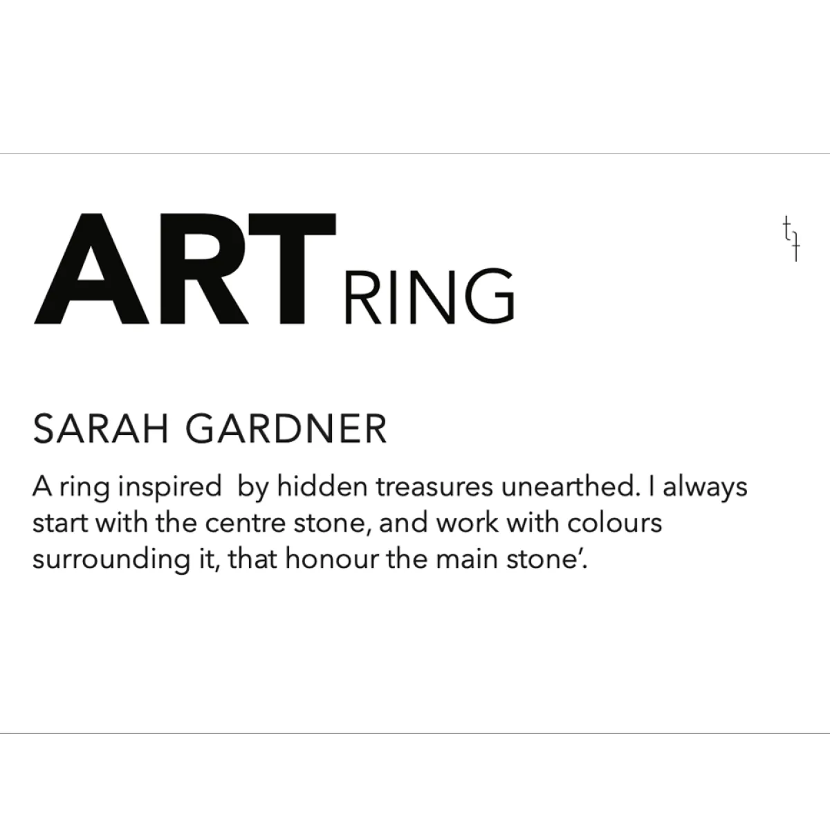 Tomfoolery Opal & Sapphire Pebble Art Ring Clearance