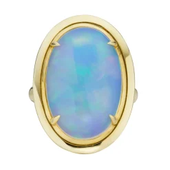 Tomfoolery Opal Oval Statement Ring Clearance
