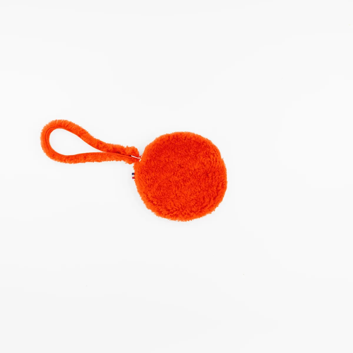 Tomfoolery Orange Merino Sheepskin Coin Purse Discount