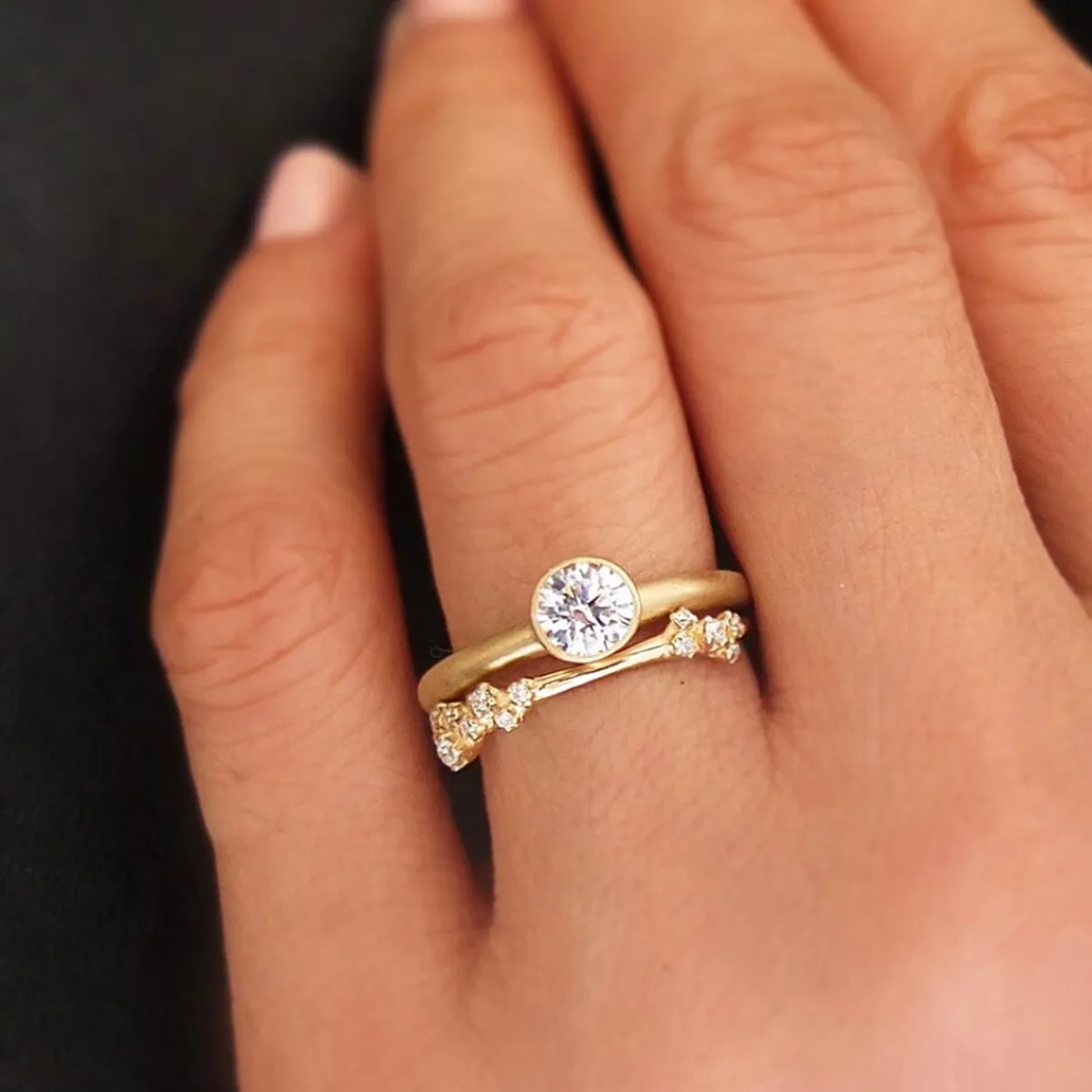 Tomfoolery Orbit Diamond Cluster Ring New