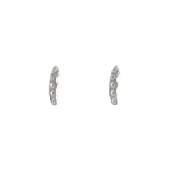 Tomfoolery Organic Silver Pod Studs Online