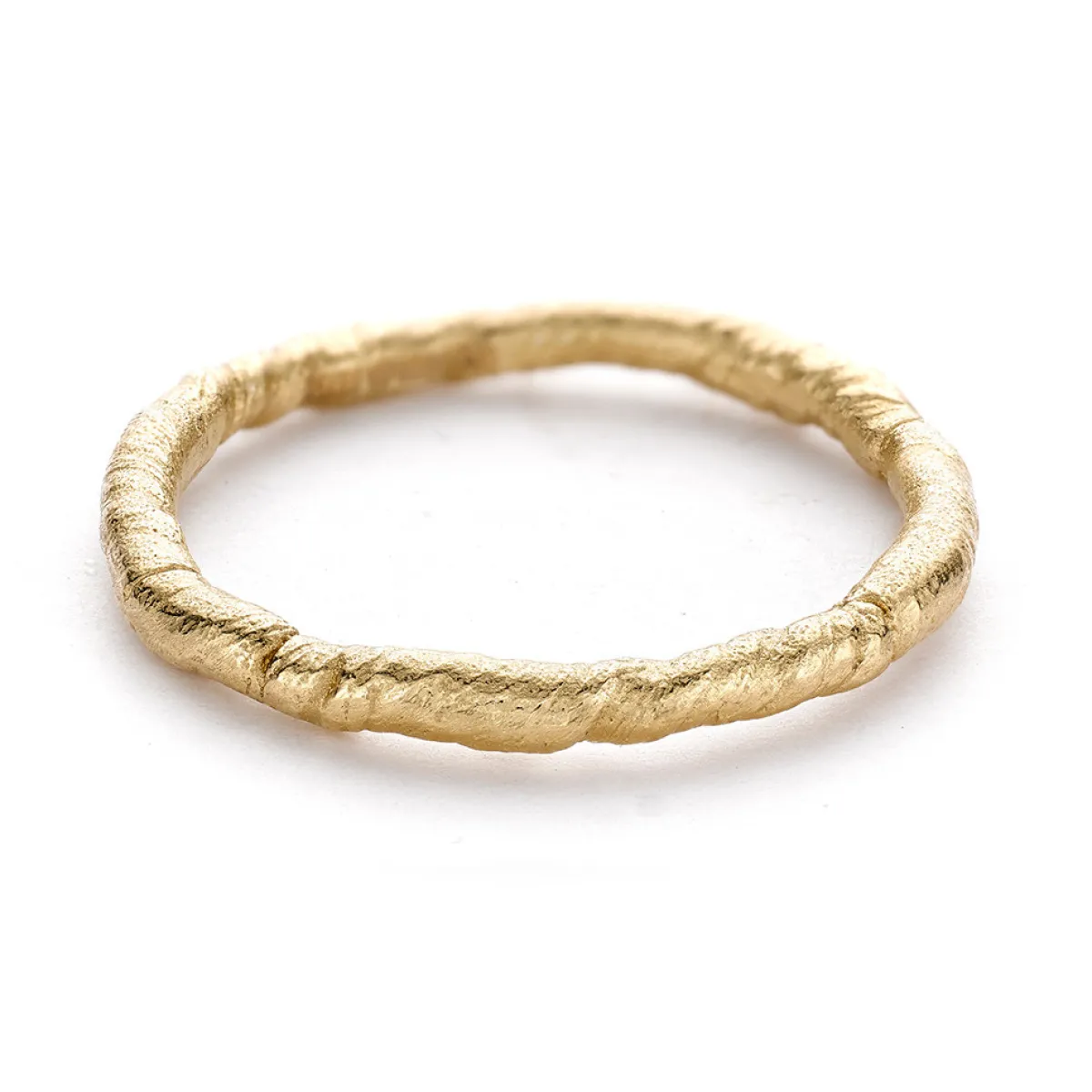 Tomfoolery Organic Twist Detail Wedding Band Discount