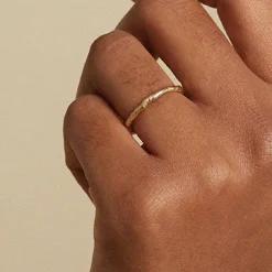 Tomfoolery Organic Twist Detail Wedding Band Discount