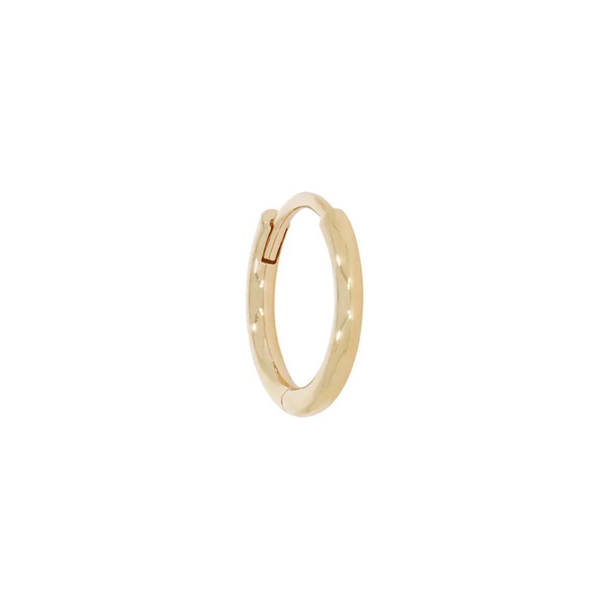 Tomfoolery Original 9ct Yellow Gold Round Clicker Hoops Outlet