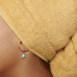 Tomfoolery Orso Aquamarine & 9ct Yellow Gold Single Earring Sale