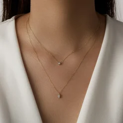 Tomfoolery Oval Diamond Pendant Hot
