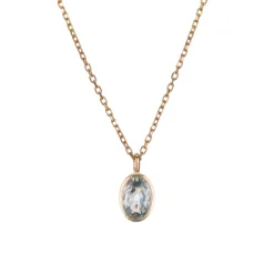 Tomfoolery Oval Green Sapphire Wisp Necklace Best