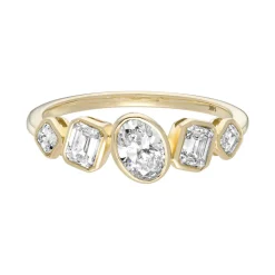 Tomfoolery Oval Mixed Cut Diamond Ring Sale