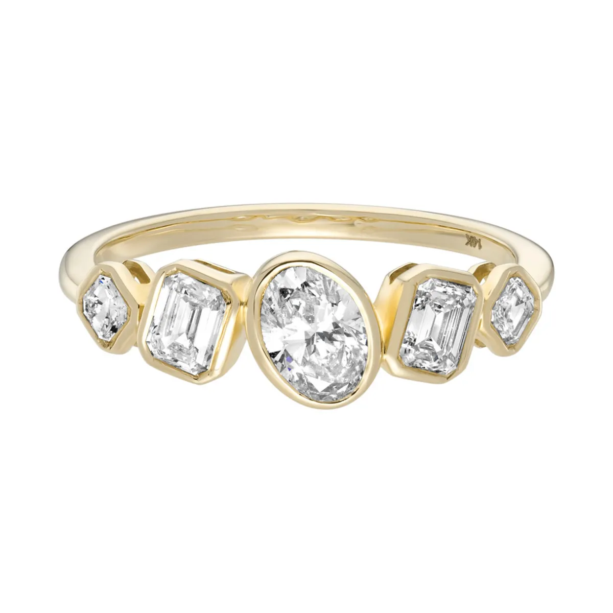 Tomfoolery Oval Mixed Cut Diamond Ring Sale