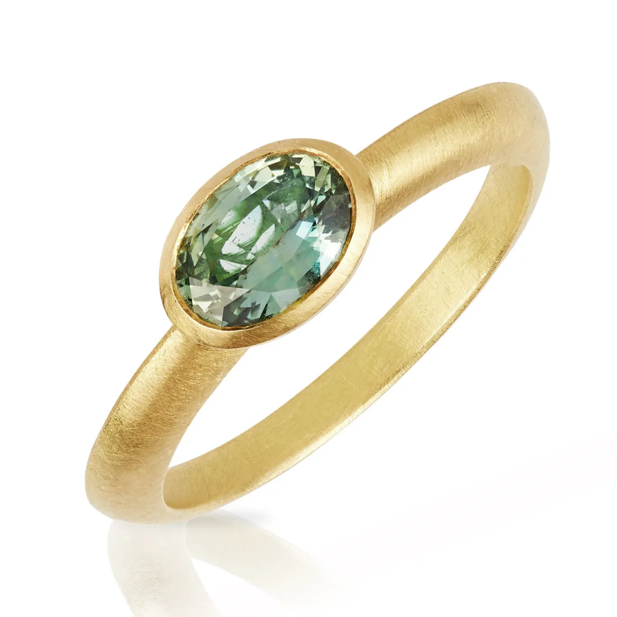 Tomfoolery Oval Sapphire Ivana Ring Hot