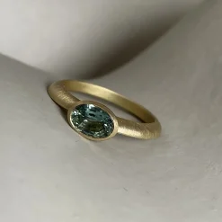 Tomfoolery Oval Sapphire Ivana Ring Hot